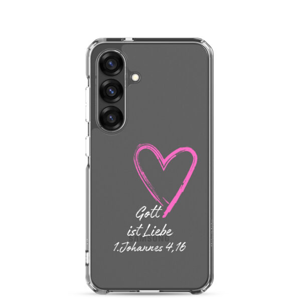 Gott ist Liebe Motiv 3 | Transparente Samsung-Handyhülle – Bild 30