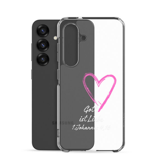 Gott ist Liebe Motiv 3 | Transparente Samsung-Handyhülle – Bild 31
