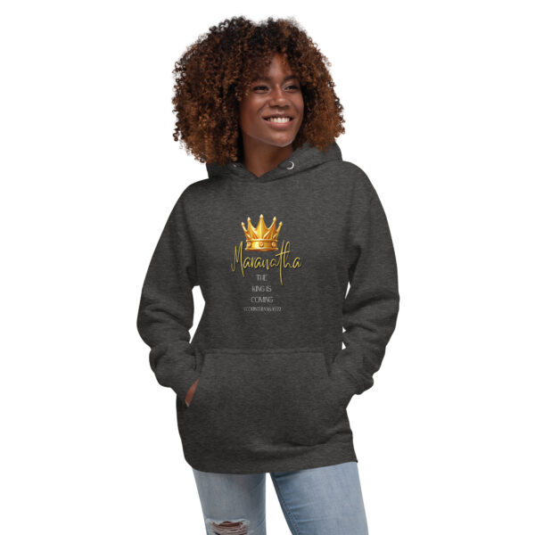 Maranatha The King is Coming – 1 Corinthians 16:22 | Kapuzenpullover für alle – Bild 15