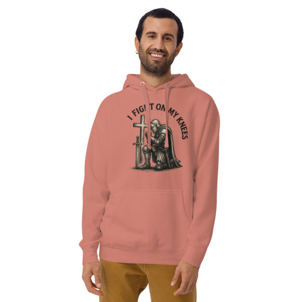 I Fight On My Knees | Kapuzenpullover für alle – Bild 6