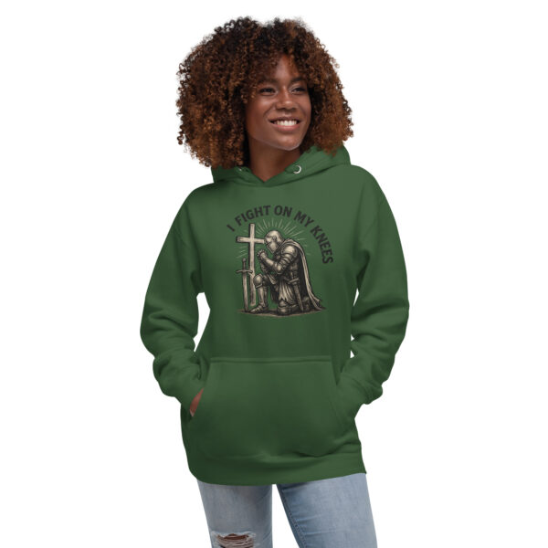 I Fight On My Knees | Kapuzenpullover für alle – Bild 12