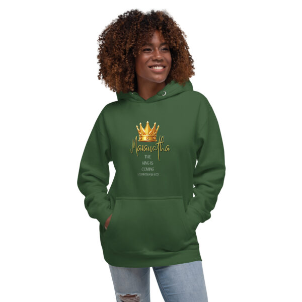 Maranatha The King is Coming – 1 Corinthians 16:22 | Kapuzenpullover für alle – Bild 19
