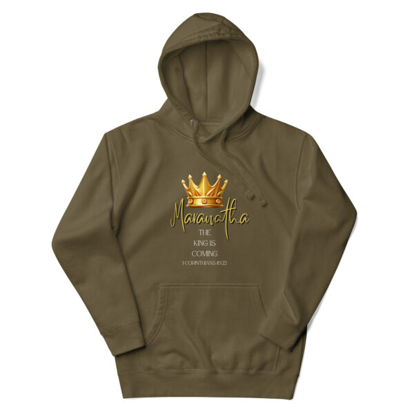Maranatha The King is Coming – 1 Corinthians 16:22 | Kapuzenpullover für alle – Bild 31