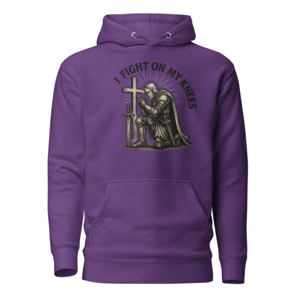 I Fight On My Knees | Kapuzenpullover für alle – Bild 19