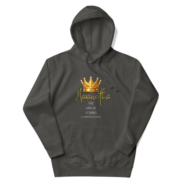Maranatha The King is Coming – 1 Corinthians 16:22 | Kapuzenpullover für alle – Bild 27