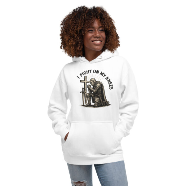 I Fight On My Knees | Kapuzenpullover für alle – Bild 18