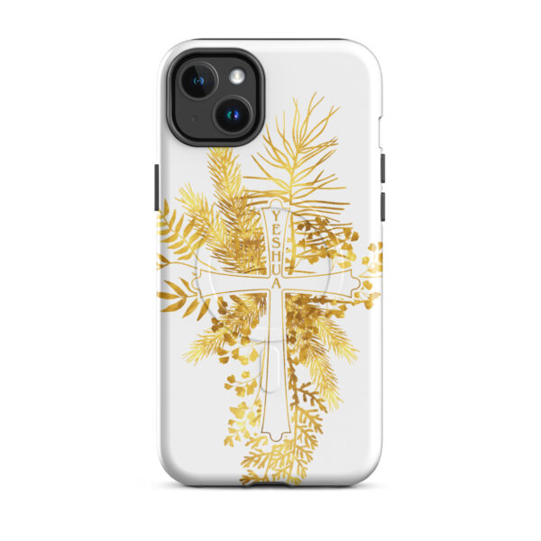 Yeshua – Golden Cross Edition | Hardcase iPhone®-Hülle mit MagSafe® – Bild 3