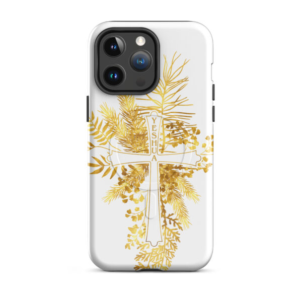 Yeshua – Golden Cross Edition | Hardcase iPhone®-Hülle mit MagSafe® – Bild 5