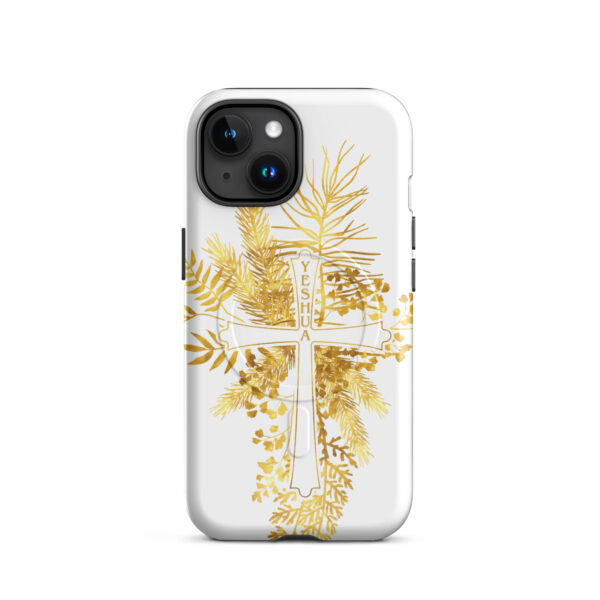 Yeshua – Golden Cross Edition | Hardcase iPhone®-Hülle mit MagSafe® – Bild 6