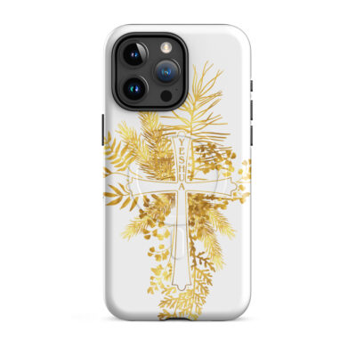 Yeshua – Golden Cross Edition | Hardcase iPhone®-Hülle mit MagSafe®
