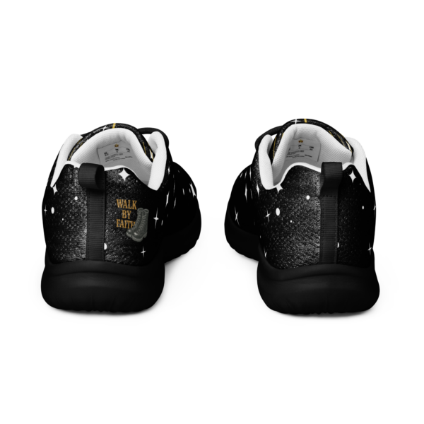 Walk by Faith – Herren-Sneaker mit goldenem Kreuz – Bild 3