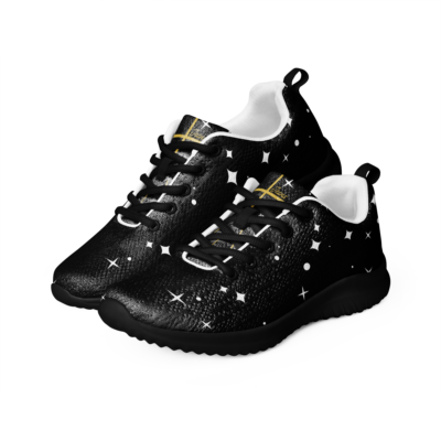 Walk by Faith – Herren-Sneaker mit goldenem Kreuz
