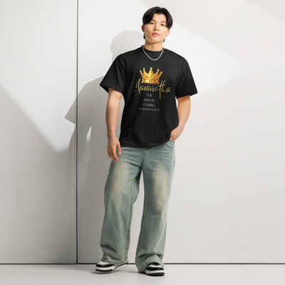 Maranatha The King is Coming – 1 Corinthians 16:22 | Boxy-T-Shirt für Herren