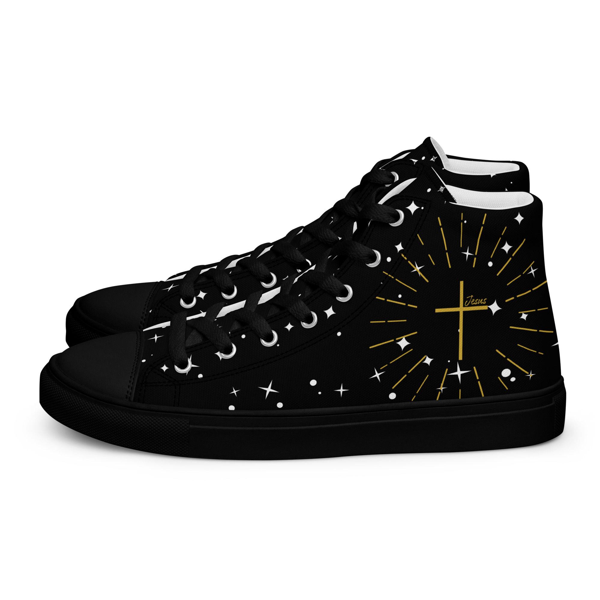 Faith High-Tops für Herren – goldenes Kreuz – Bild 15