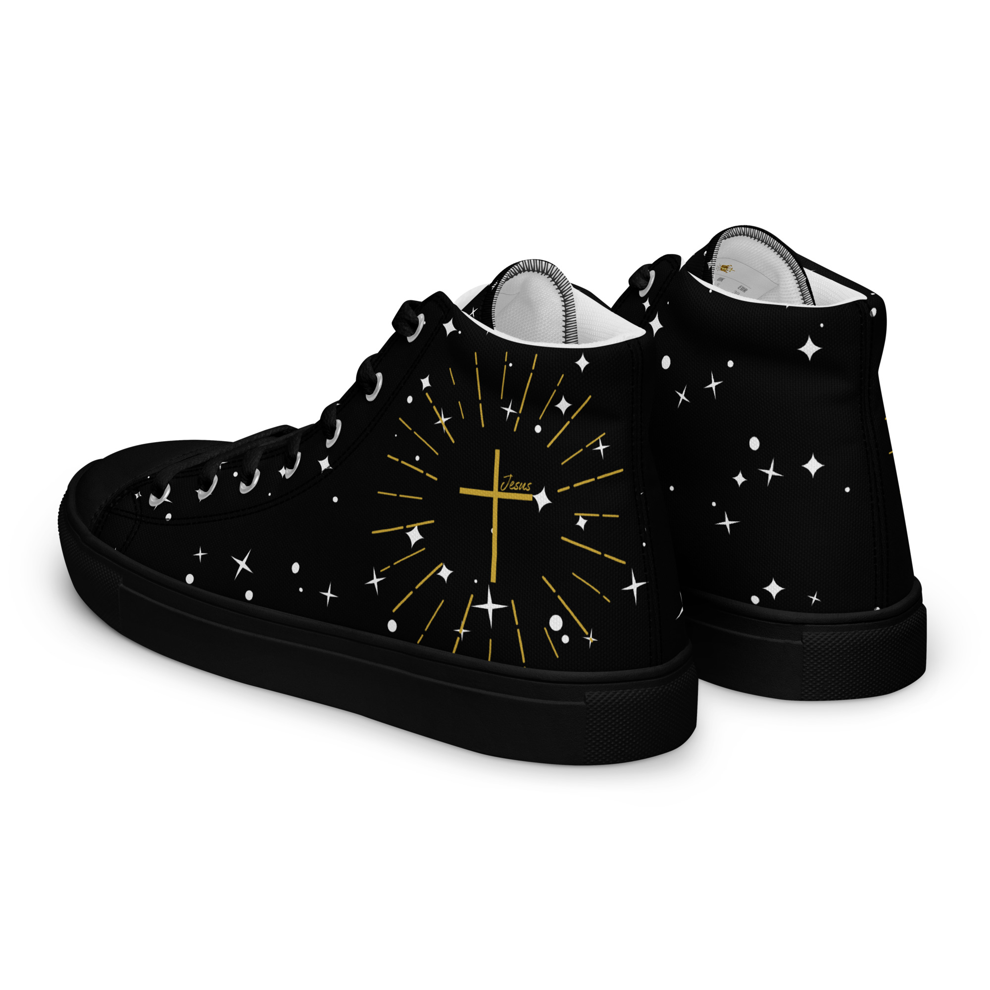 Faith High-Tops für Herren – goldenes Kreuz – Bild 7
