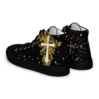 Shine of the Cross – High-Top Leinenschuhe für Herren