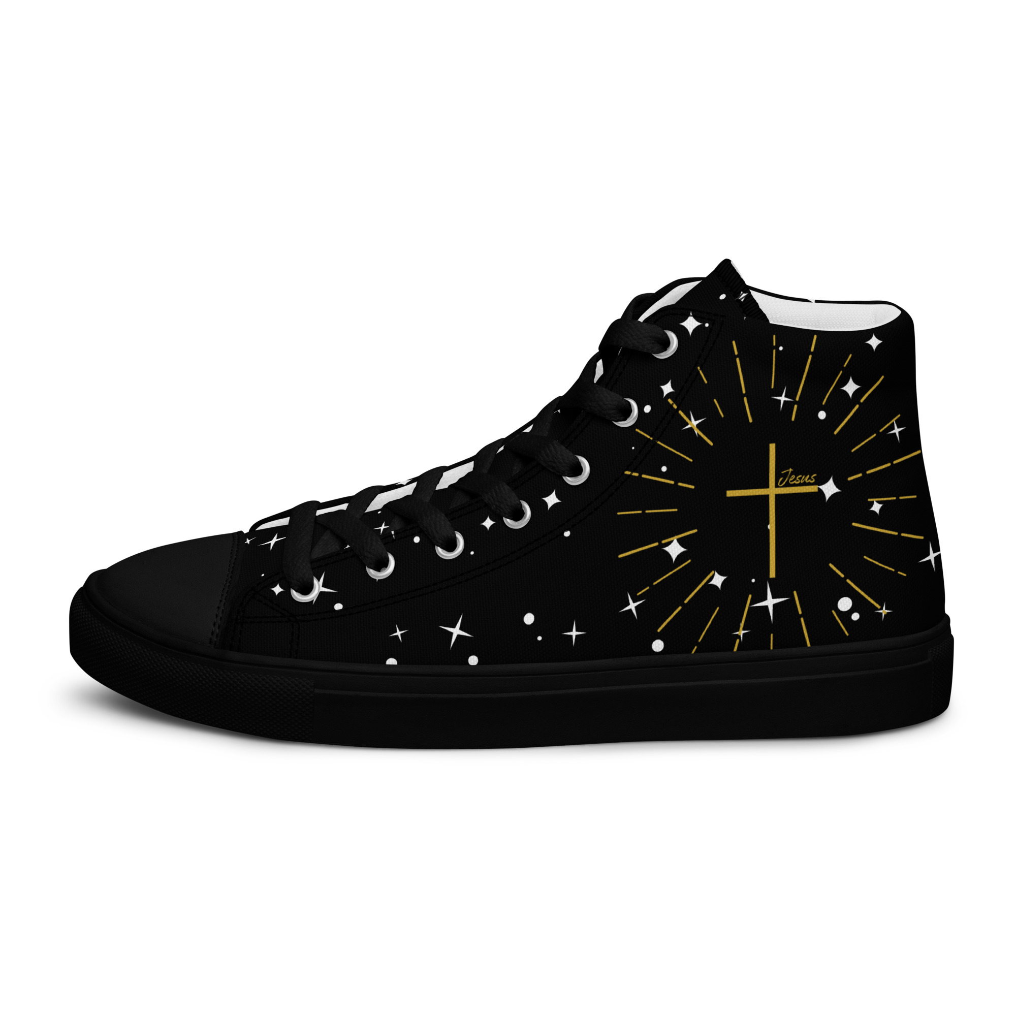 Faith High-Tops für Herren – goldenes Kreuz – Bild 21