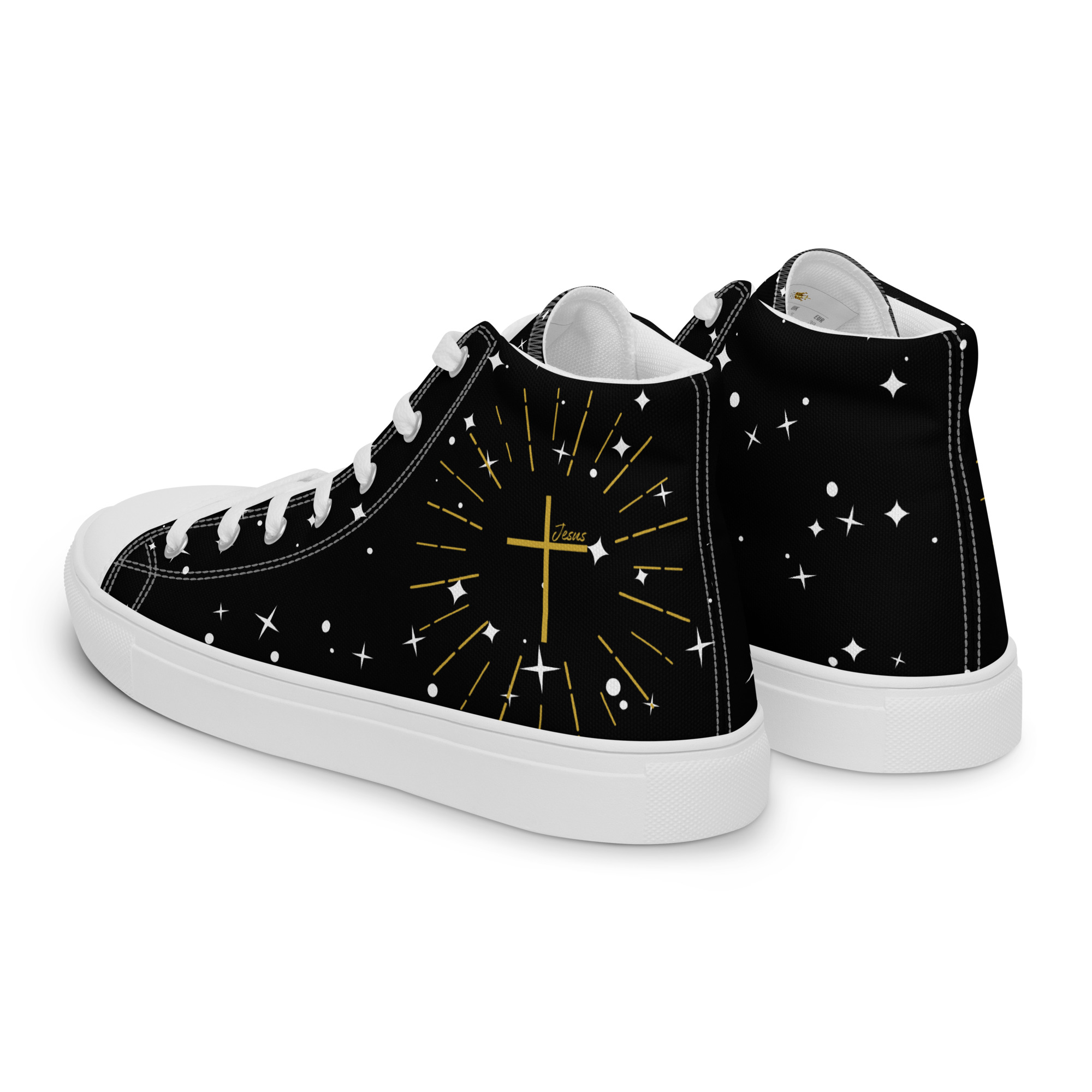 Faith High-Tops für Herren – goldenes Kreuz – Bild 8