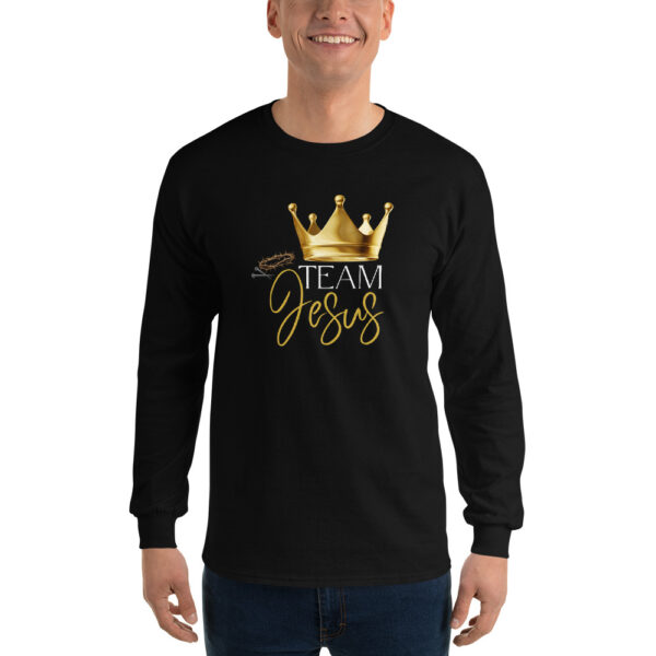 Team Jesus – Krone des Lebens | Langarmshirt für alle