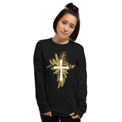 Yeshua – Golden Cross Edition | Langarmshirt für alle