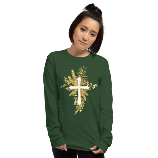 Yeshua – Golden Cross Edition | Langarmshirt für alle – Bild 4