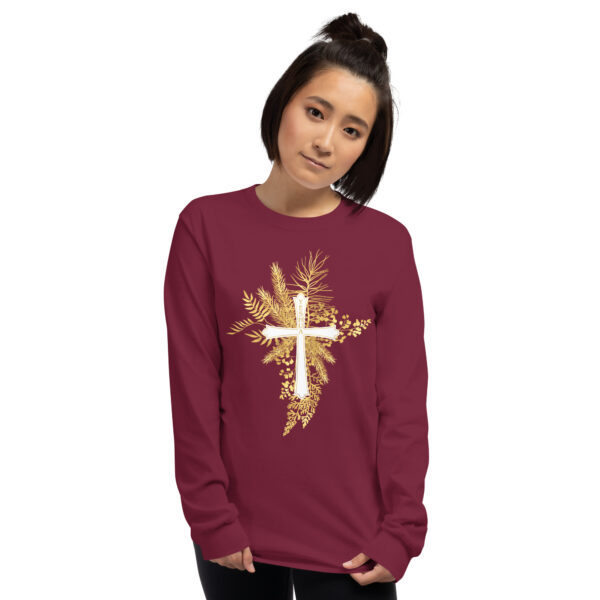 Yeshua – Golden Cross Edition | Langarmshirt für alle – Bild 3