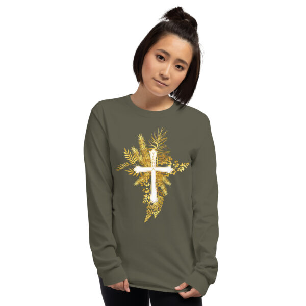 Yeshua – Golden Cross Edition | Langarmshirt für alle – Bild 7