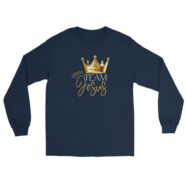 Team Jesus – Krone des Lebens | Langarmshirt für alle – Bild 18