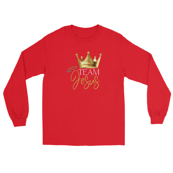Team Jesus – Krone des Lebens | Langarmshirt für alle – Bild 21