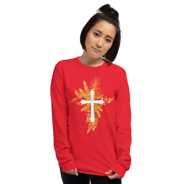 Yeshua – Golden Cross Edition | Langarmshirt für alle – Bild 5