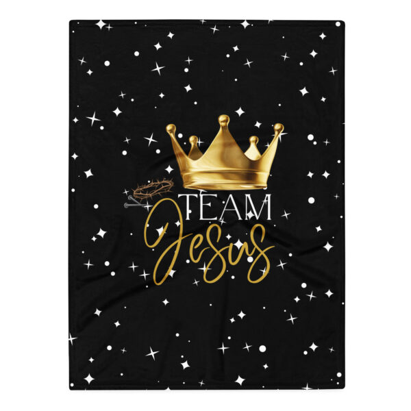 Team Jesus – Krone des Lebens | Kuscheldecke