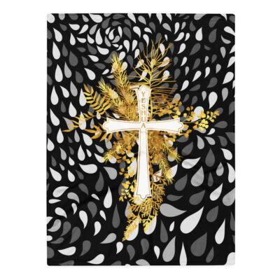 Yeshua – Golden Cross Edition | Kuscheldecke