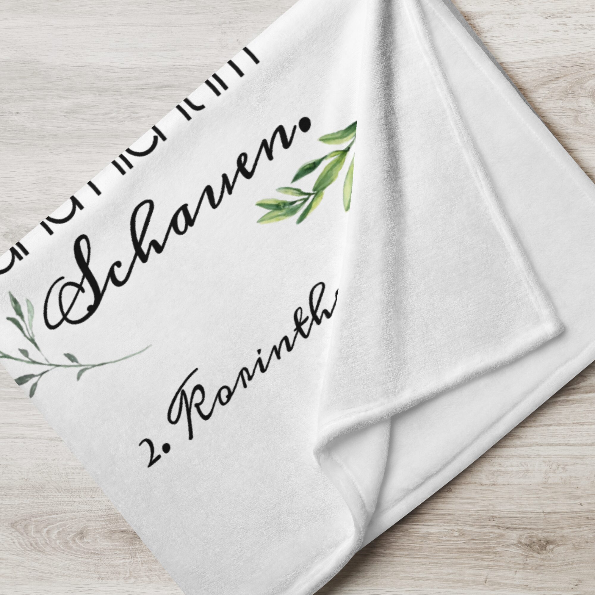 Im Glauben wandeln – Kuscheldecke | 2. Korinther 5,7 – Bild 4