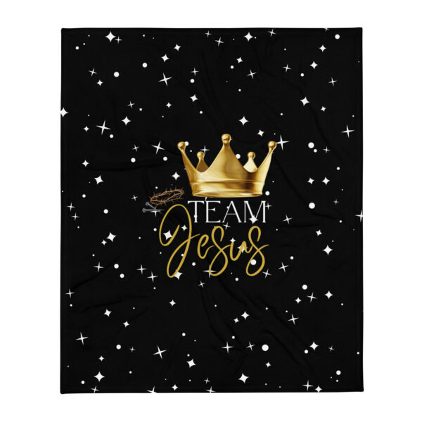 Team Jesus – Krone des Lebens | Kuscheldecke – Bild 2