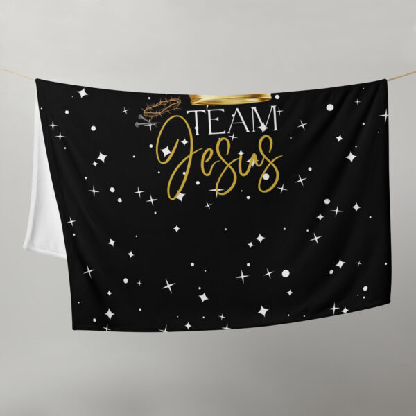 Team Jesus – Krone des Lebens | Kuscheldecke – Bild 5
