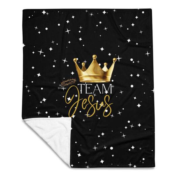 Team Jesus – Krone des Lebens | Kuscheldecke – Bild 4