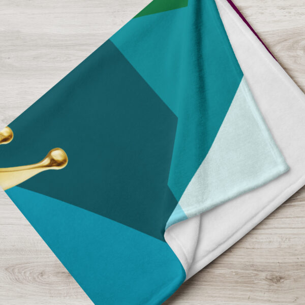 Team Jesus – Krone in Farben Kuscheldecke – Bild 10