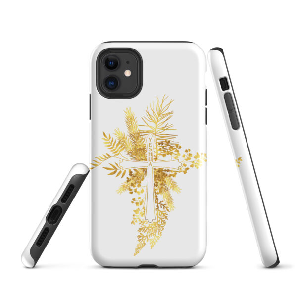 Yeshua – Golden Cross Edition | Hardcase iPhone® Handyhülle – Bild 2