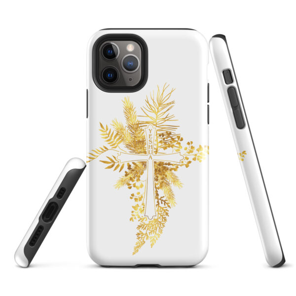 Yeshua – Golden Cross Edition | Hardcase iPhone® Handyhülle – Bild 3