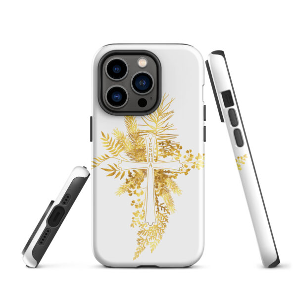 Yeshua – Golden Cross Edition | Hardcase iPhone® Handyhülle – Bild 15