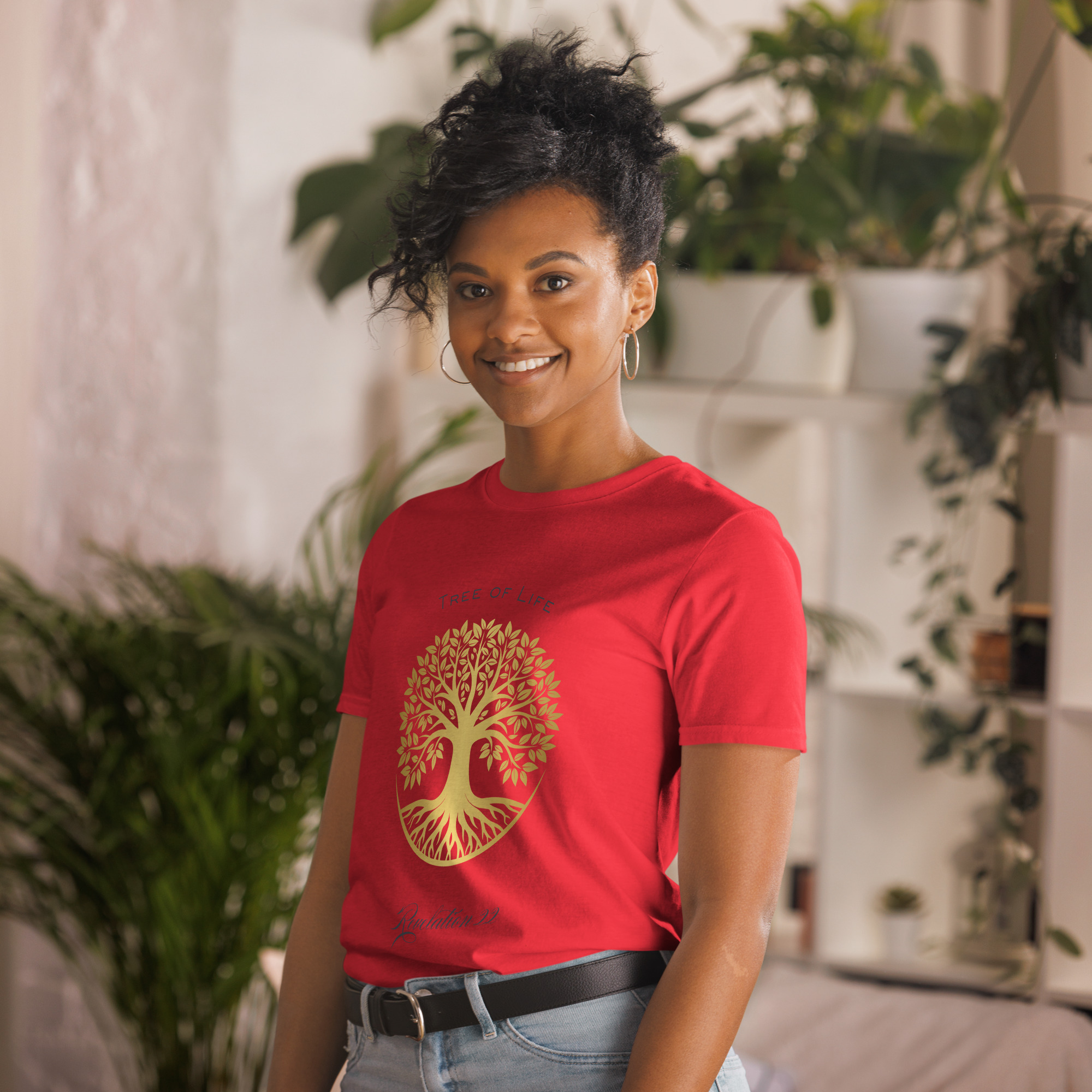 Tree of Life - Revelation 22 - Kurzärmeliges T-Shirt für alle – Bild 4