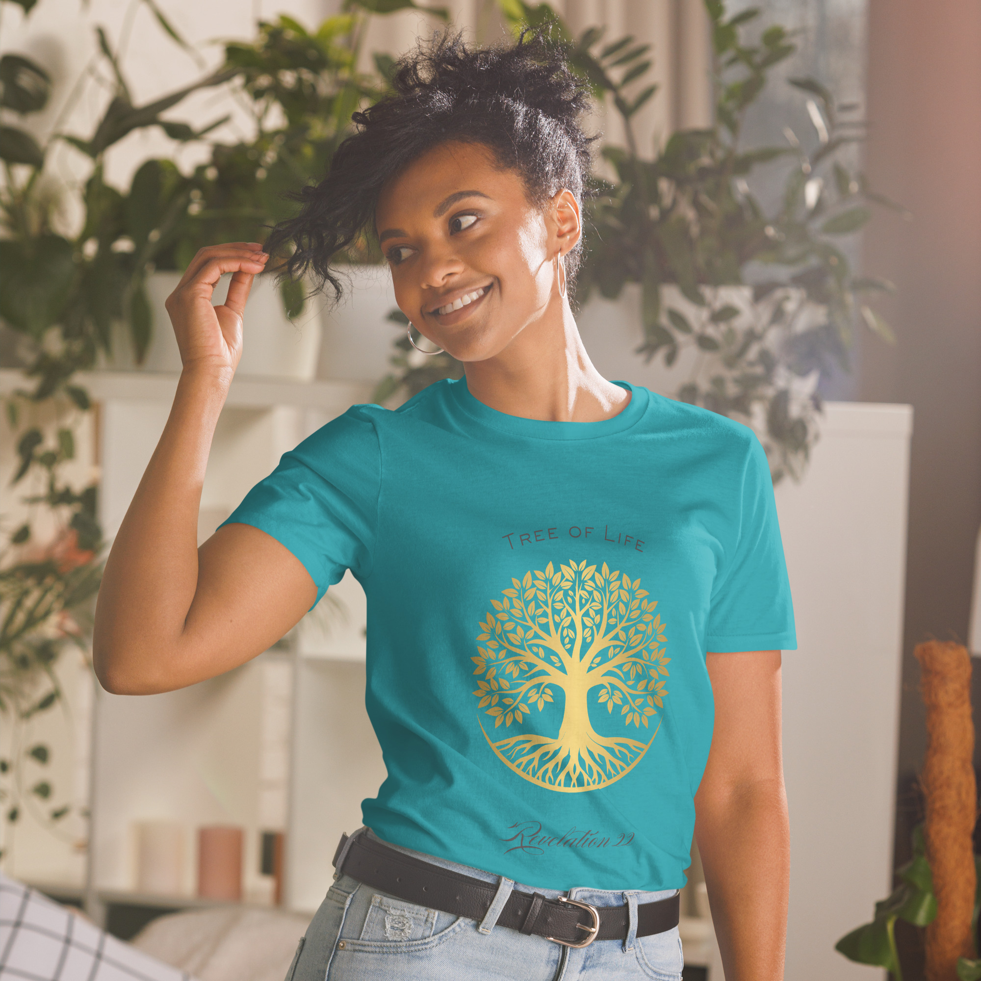 Tree of Life - Revelation 22 - Kurzärmeliges T-Shirt für alle – Bild 5