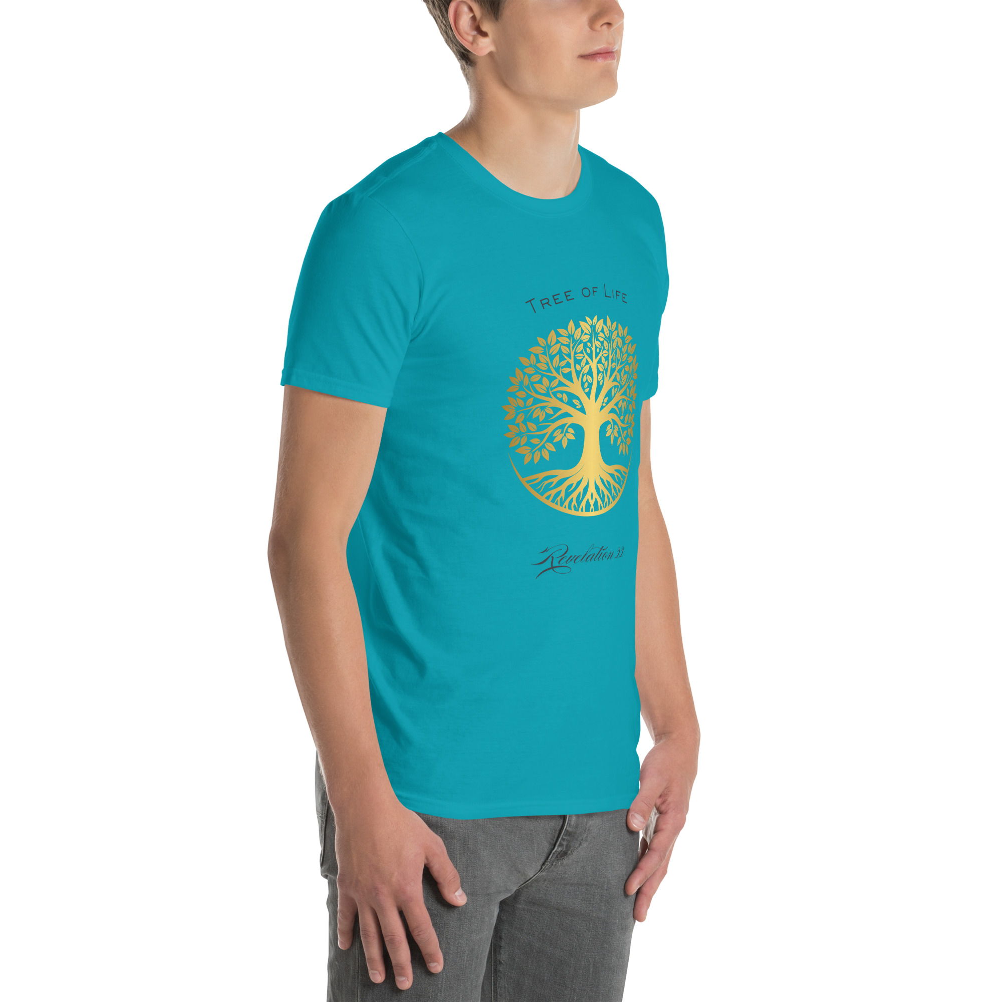 Tree of Life - Revelation 22 - Kurzärmeliges T-Shirt für alle – Bild 3
