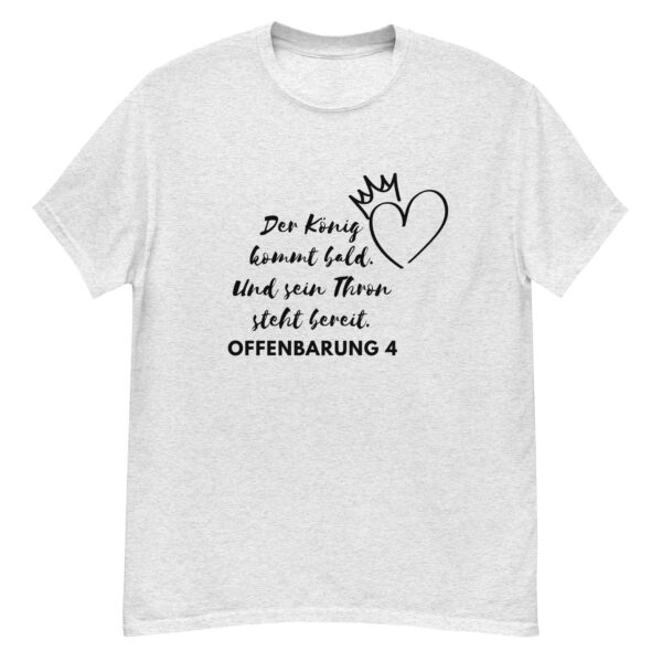 Der König kommt bald mit Motiv | T-Shirt für alle – Bild 29