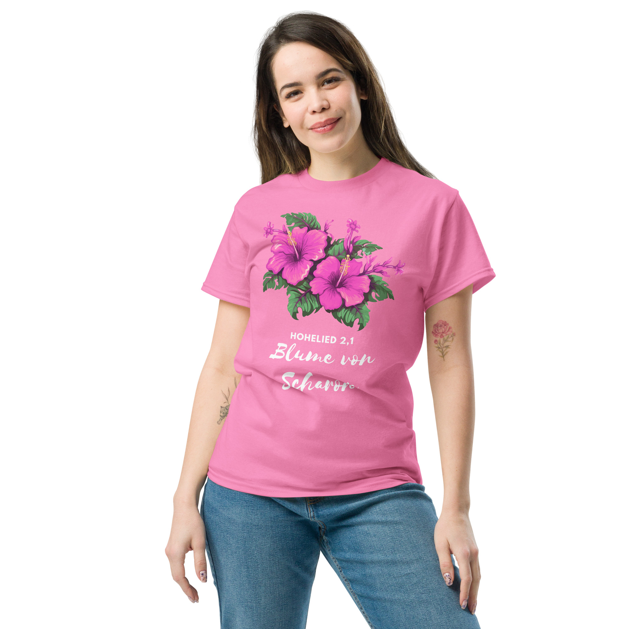 Hohelied 2,1 - Blume von Scharon | T-Shirt für alle – Bild 10