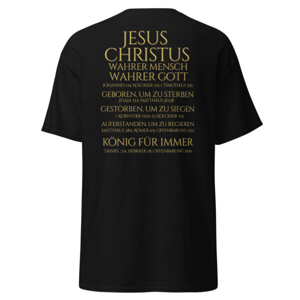 Jesus Christus – Wahrer Mensch, Wahrer Gott | T-Shirt für alle – Bild 2