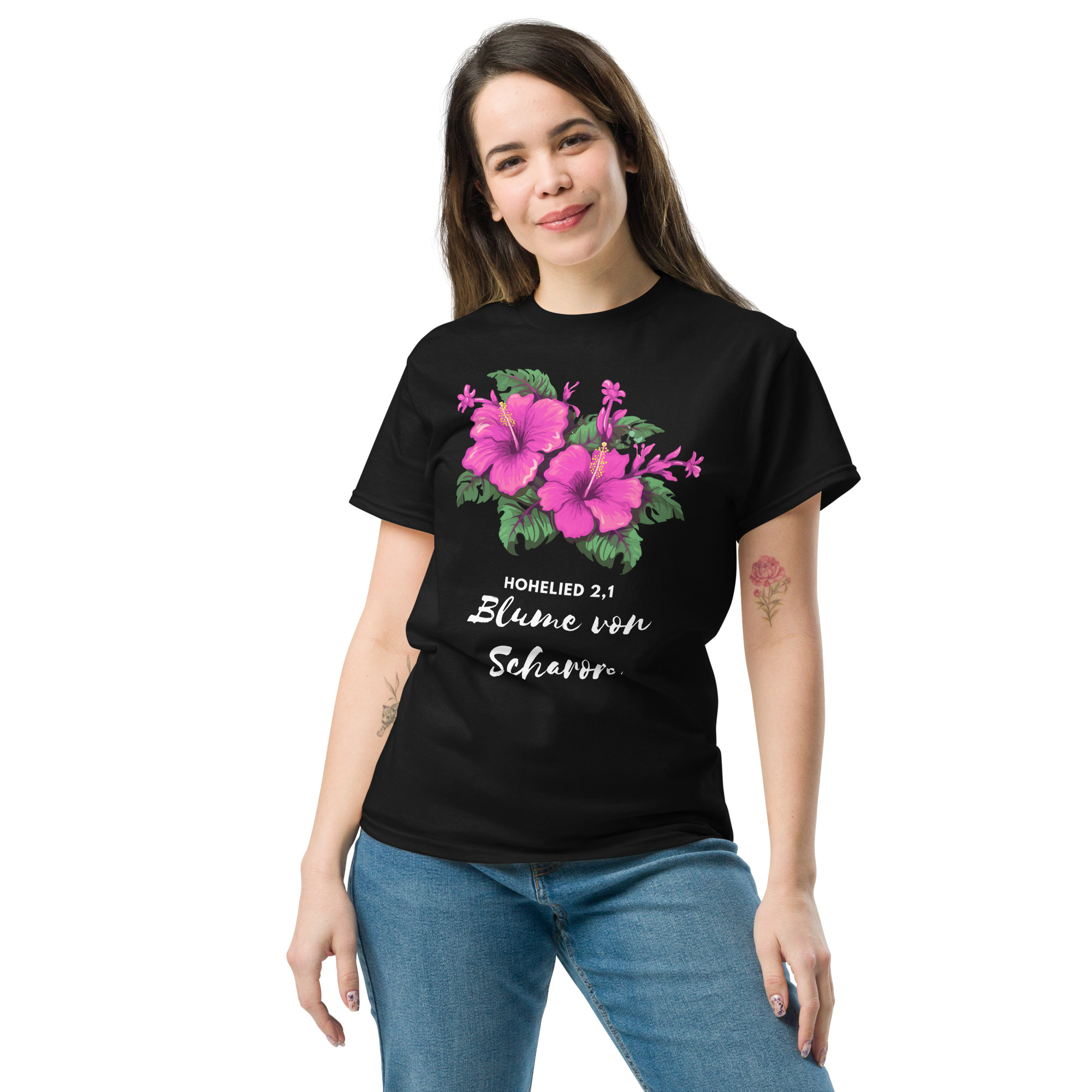 Hohelied 2,1 - Blume von Scharon | T-Shirt für alle