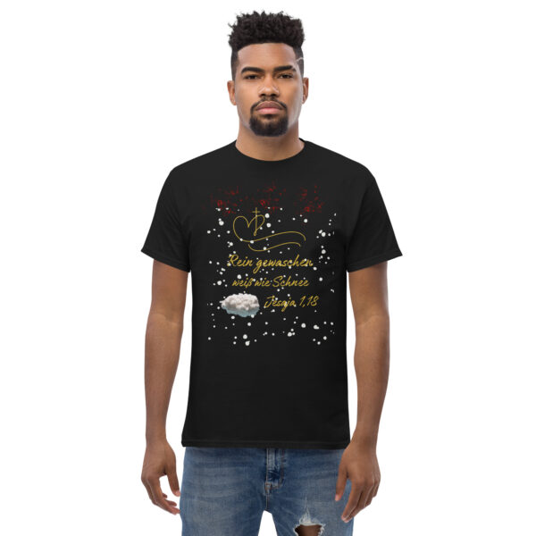 Rein gewaschen - Jesaja 1,18 | T-Shirt für alle – Bild 5