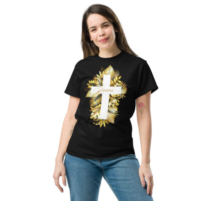 Kreuz der Herrlichkeit – Golden Leaf Edition | T-Shirt für alle