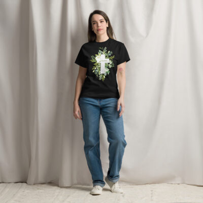 Kreuz der Herrlichkeit – Leaf Edition | T-Shirt für alle